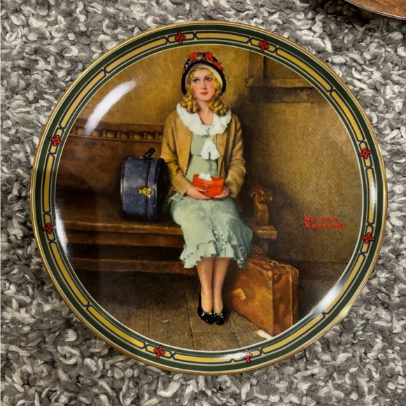 Norman Rockwell plates, set of 3 plates - Picture 3 of 7